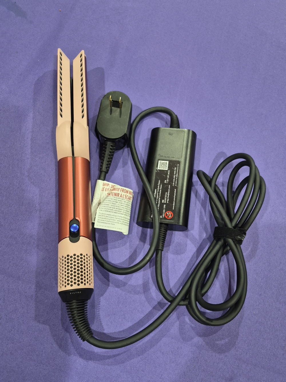 DYSON Airstrait HTO1 Straightener Hair Dryer Strawberry Bronze/Blush Pink. - Picture 3 of 6